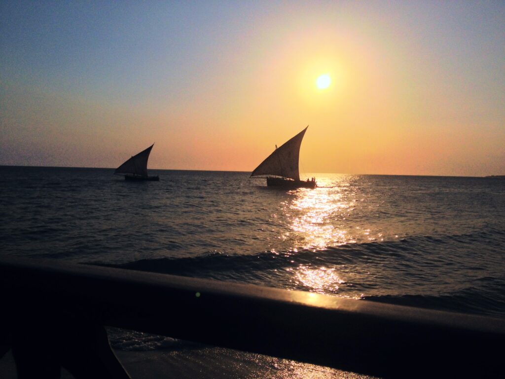 The view from the Stone Town shore
